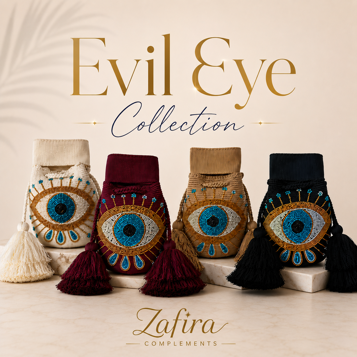 Evil eye bag Wayuu medium