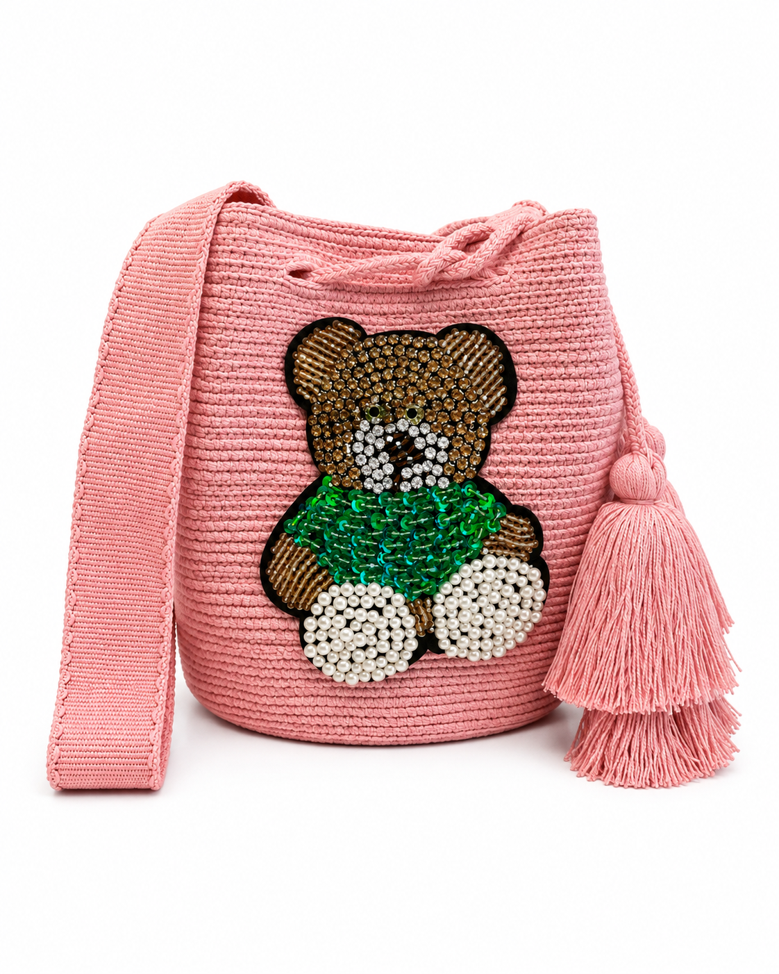 Wayuu bag special bear design medium
