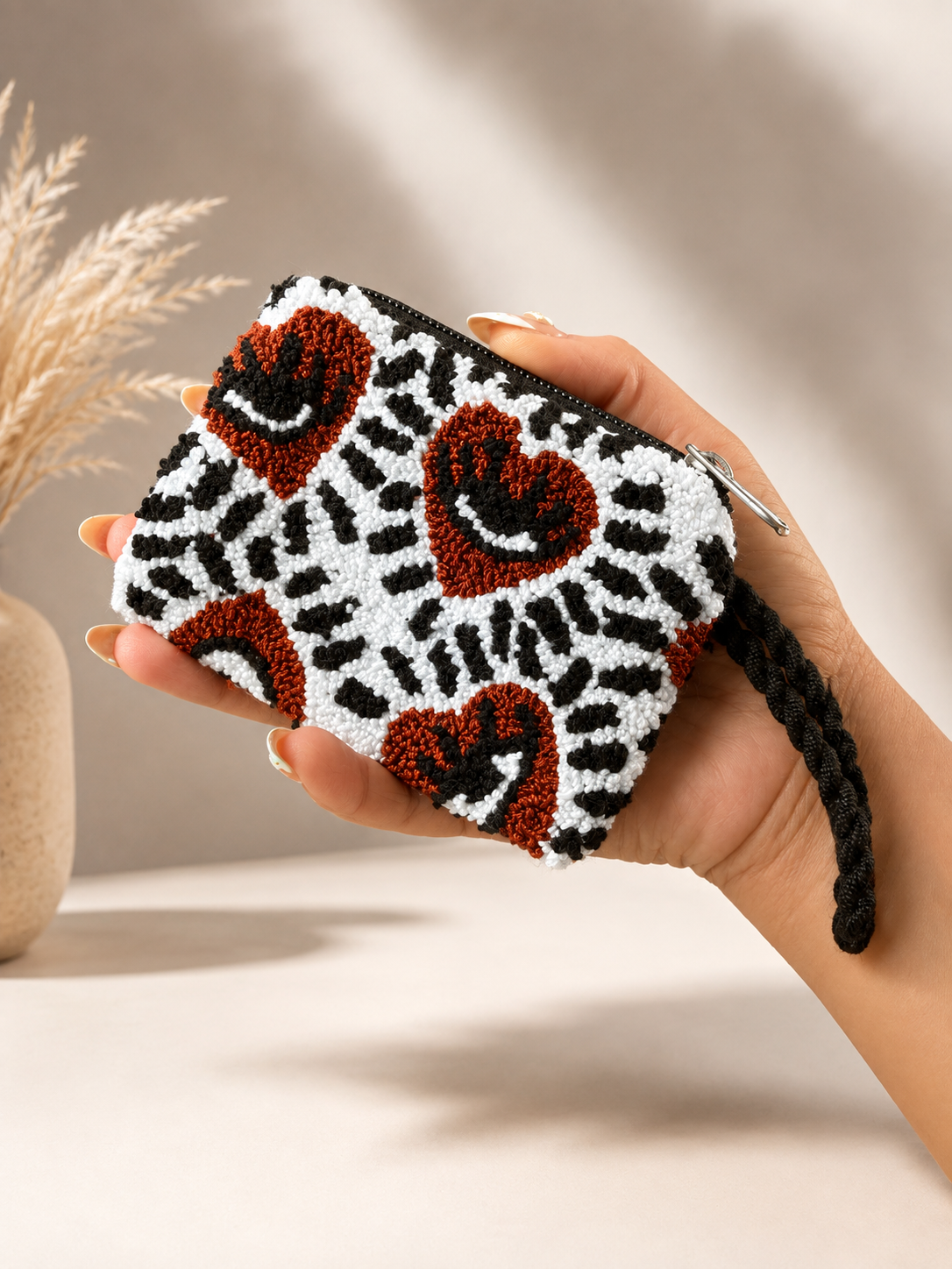Hand-Embroidered Evil Eye Coin Purses – Unique Charm Wallets Full of Protection & Color