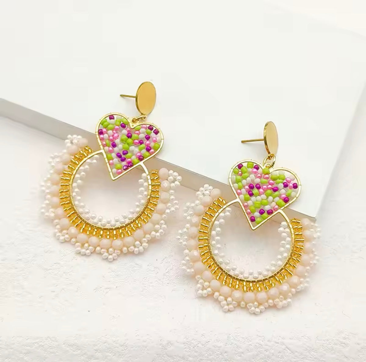 Gold and plated  Earrings stainless steel