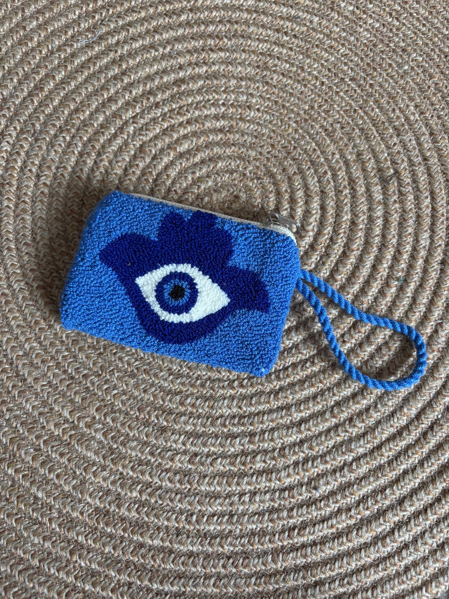Hand-Embroidered Evil Eye Coin Purses – Unique Charm Wallets Full of Protection & Color