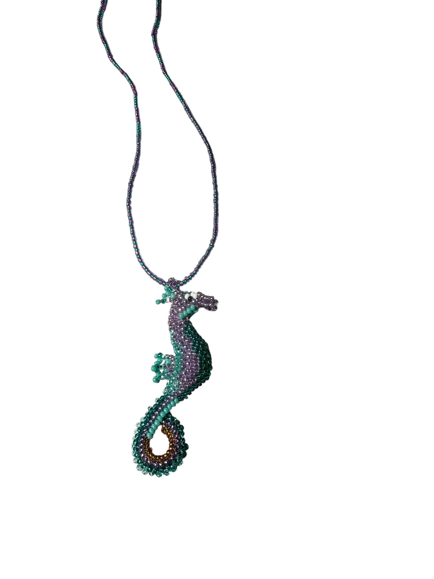 Sea Animals 3D Beaded Necklaces colors  Artisan Boho Jewelry