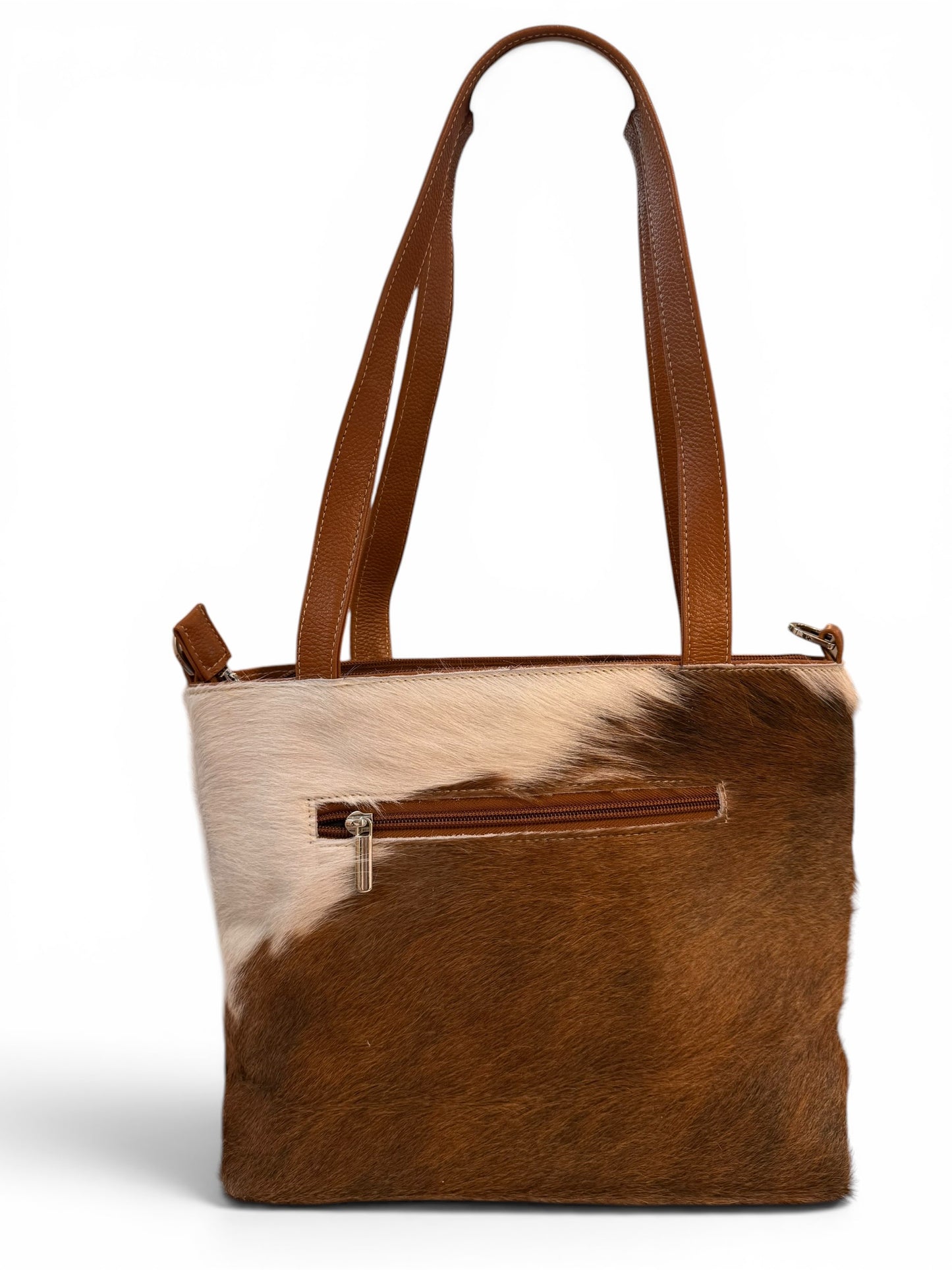 Genuine Cowhide Leather shoulder & crossbody Bag Large with Interior Pockets