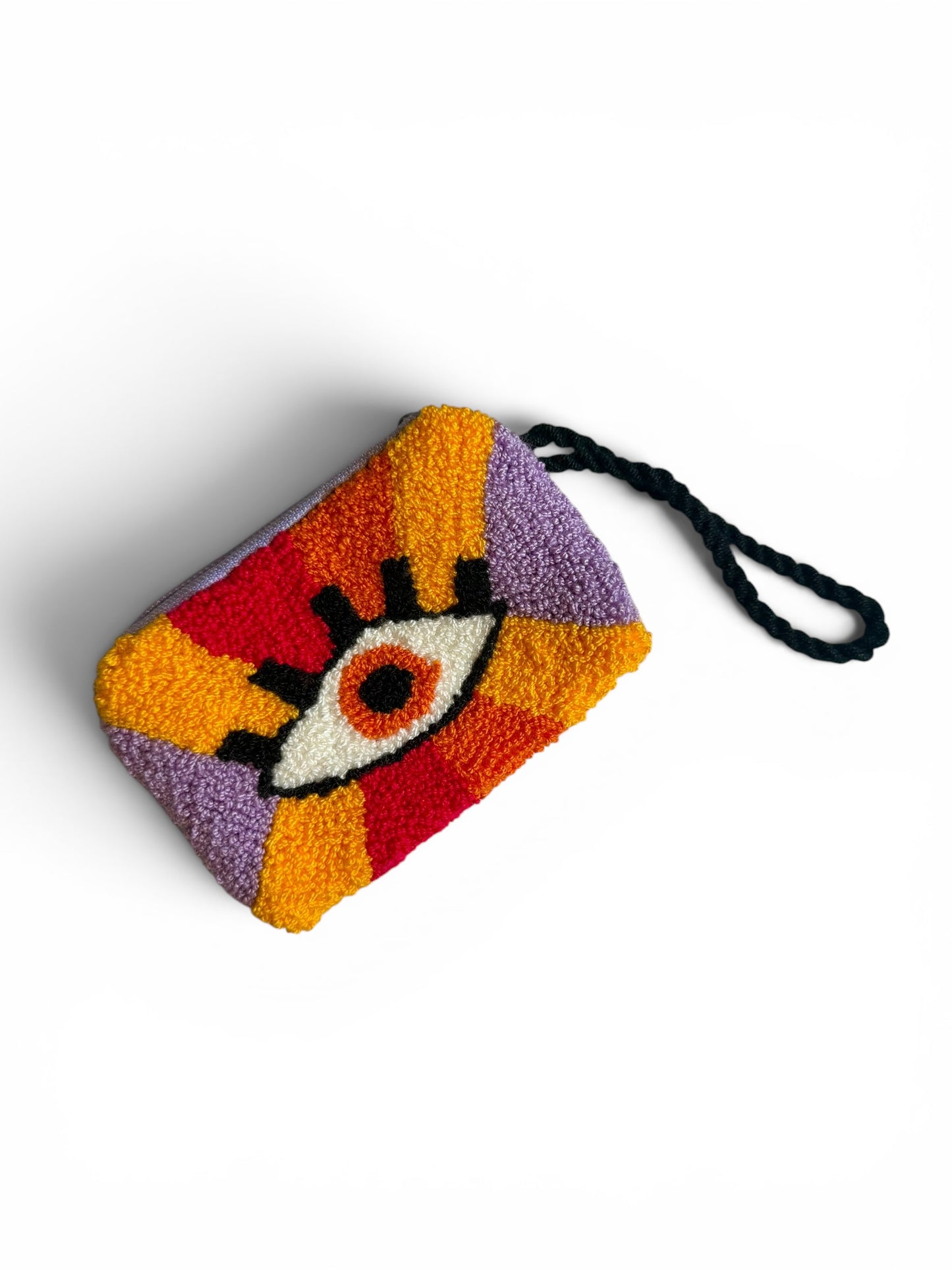 Hand-Embroidered Evil Eye Coin Purses – Unique Charm Wallets Full of Protection & Color