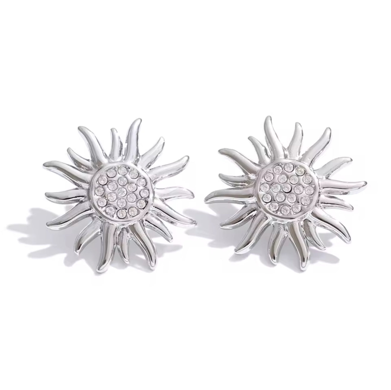 Hand Embroidered Earrings Strawberries, Hearts & Birds