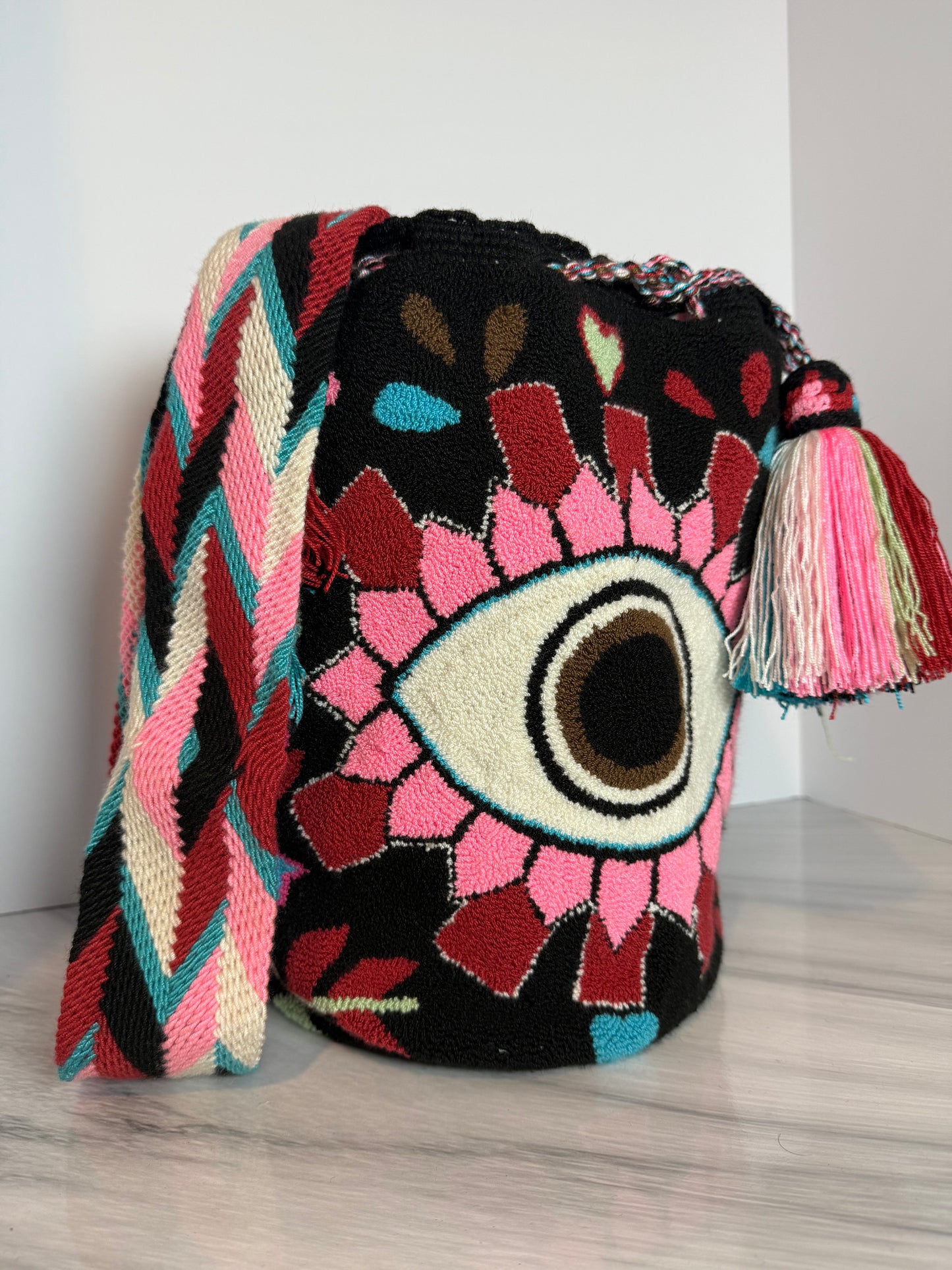 Upholstered large crossbody Bag