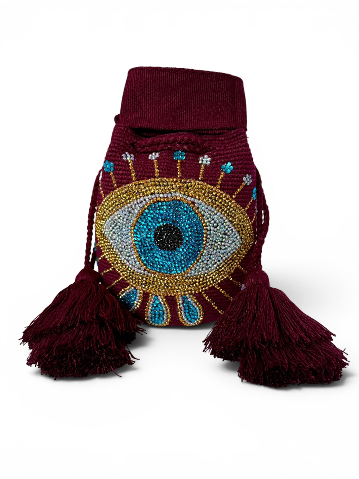Evil eye bag Wayuu medium