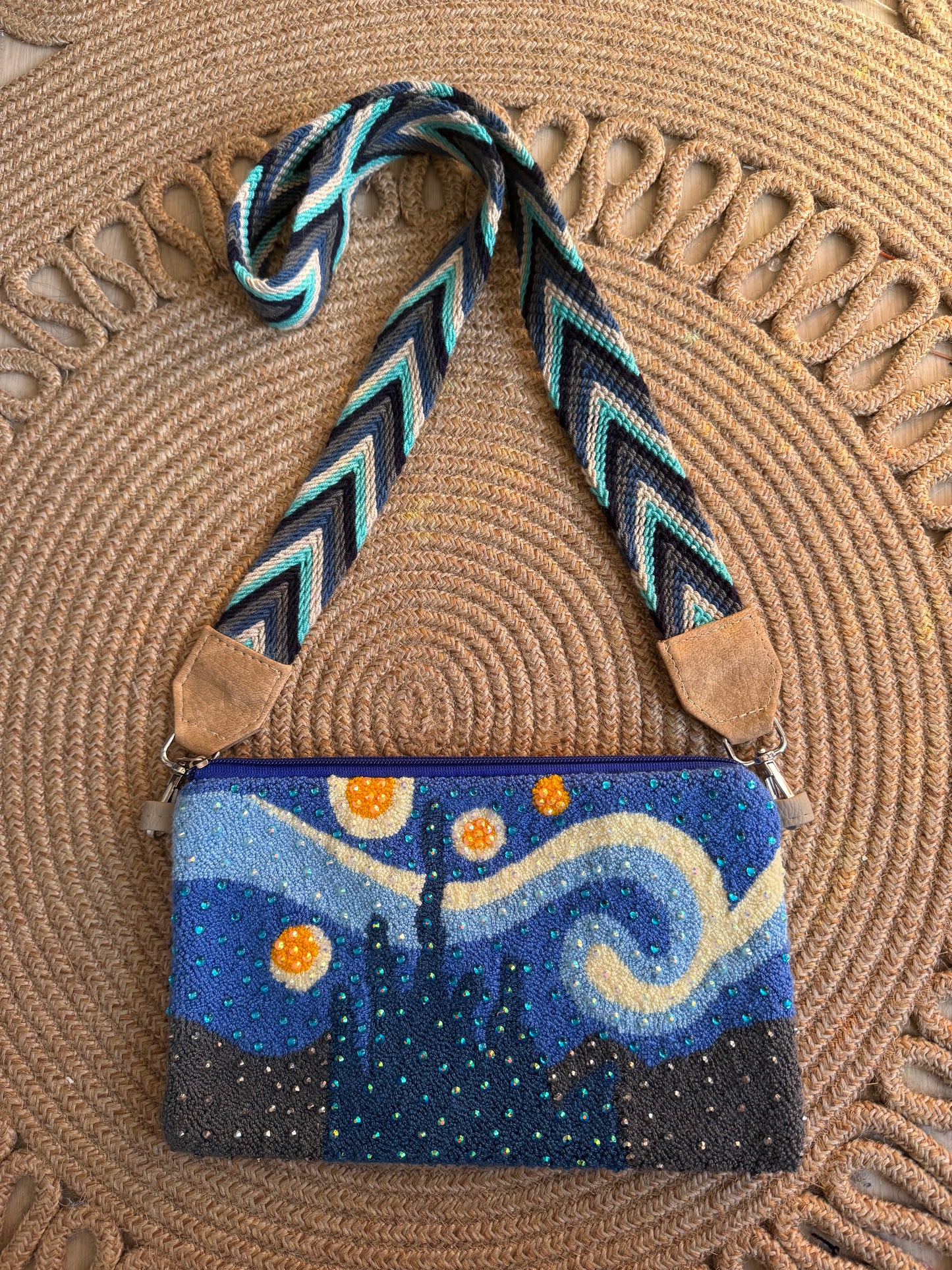 Wayuu Beaded Bag – 2-in-1 Clutch & Crossbody