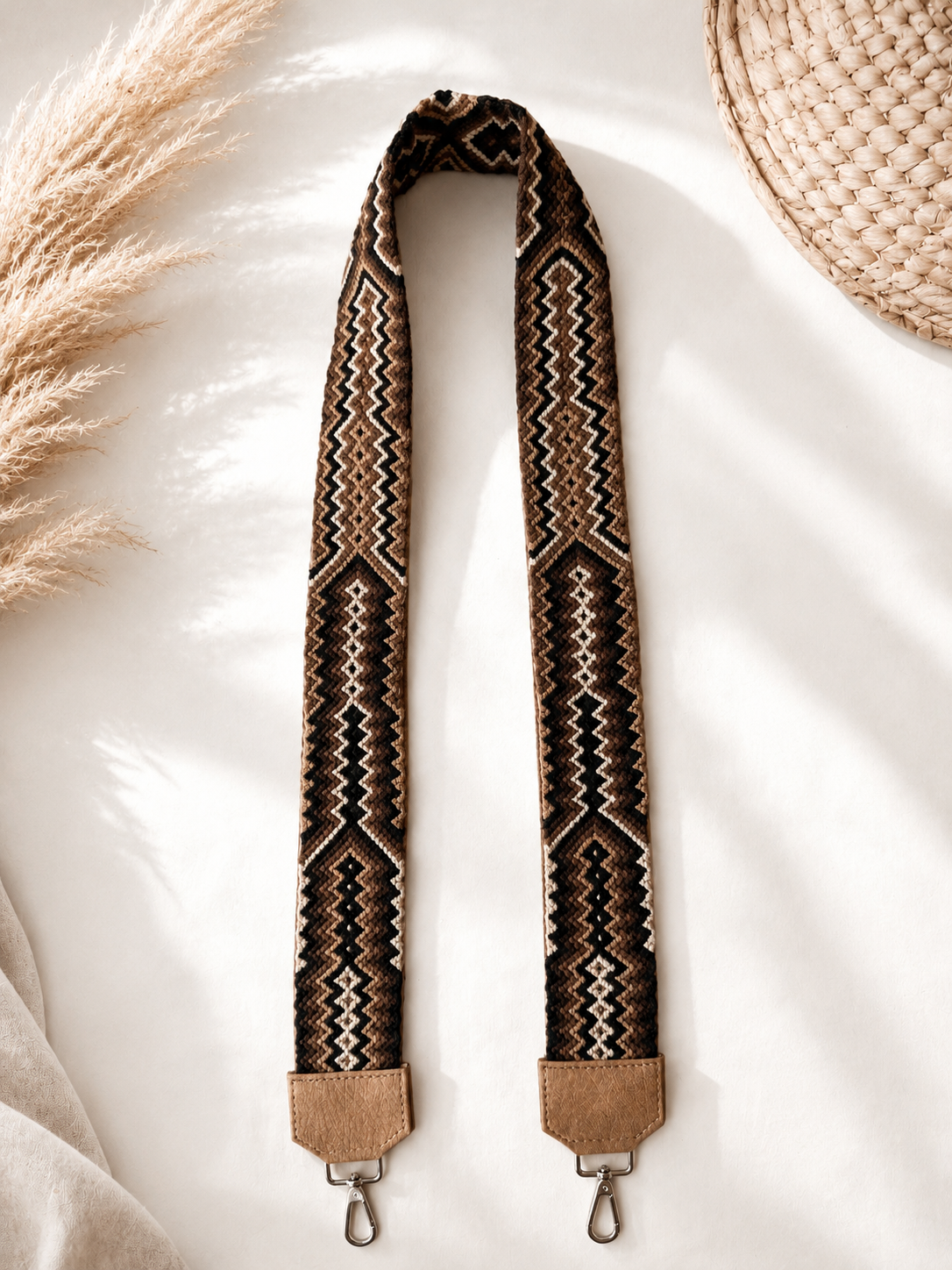 Handmade Crochet & Macramé Bag Strap for Crossbody Bags | Adjustable Artisan Shoulder Strap