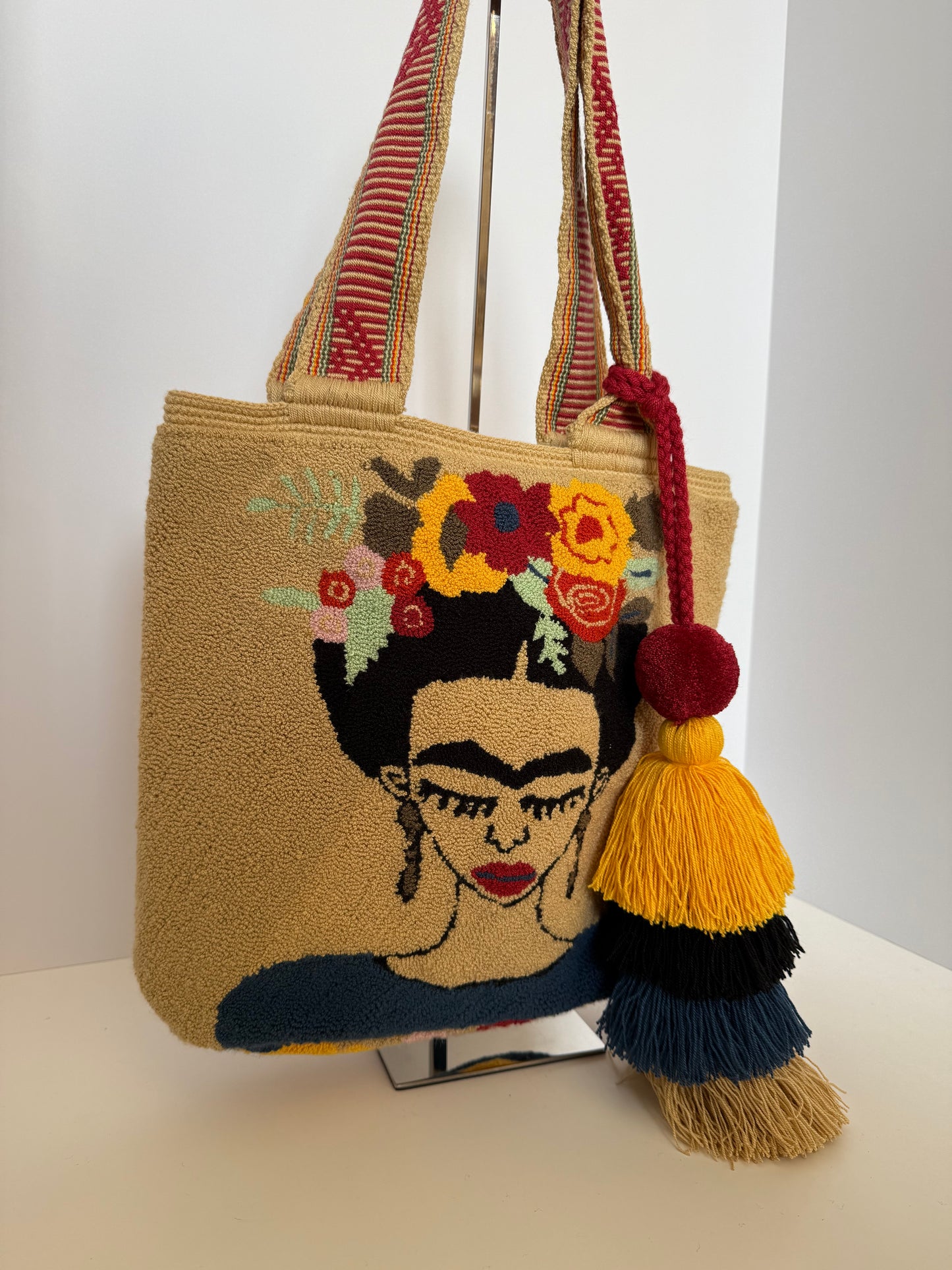 Upholstered large shoulder Bag