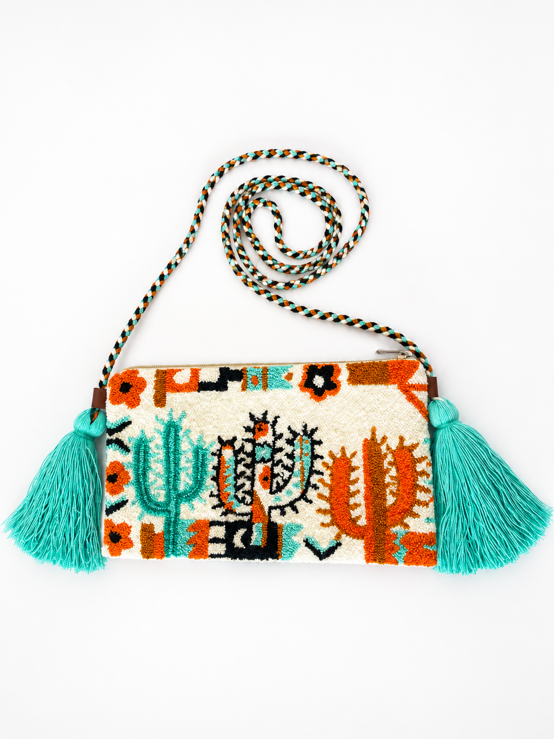 Handmade Crossbody upholstery Wayuu Upholstery Handbag Evil eye Zafira Complements