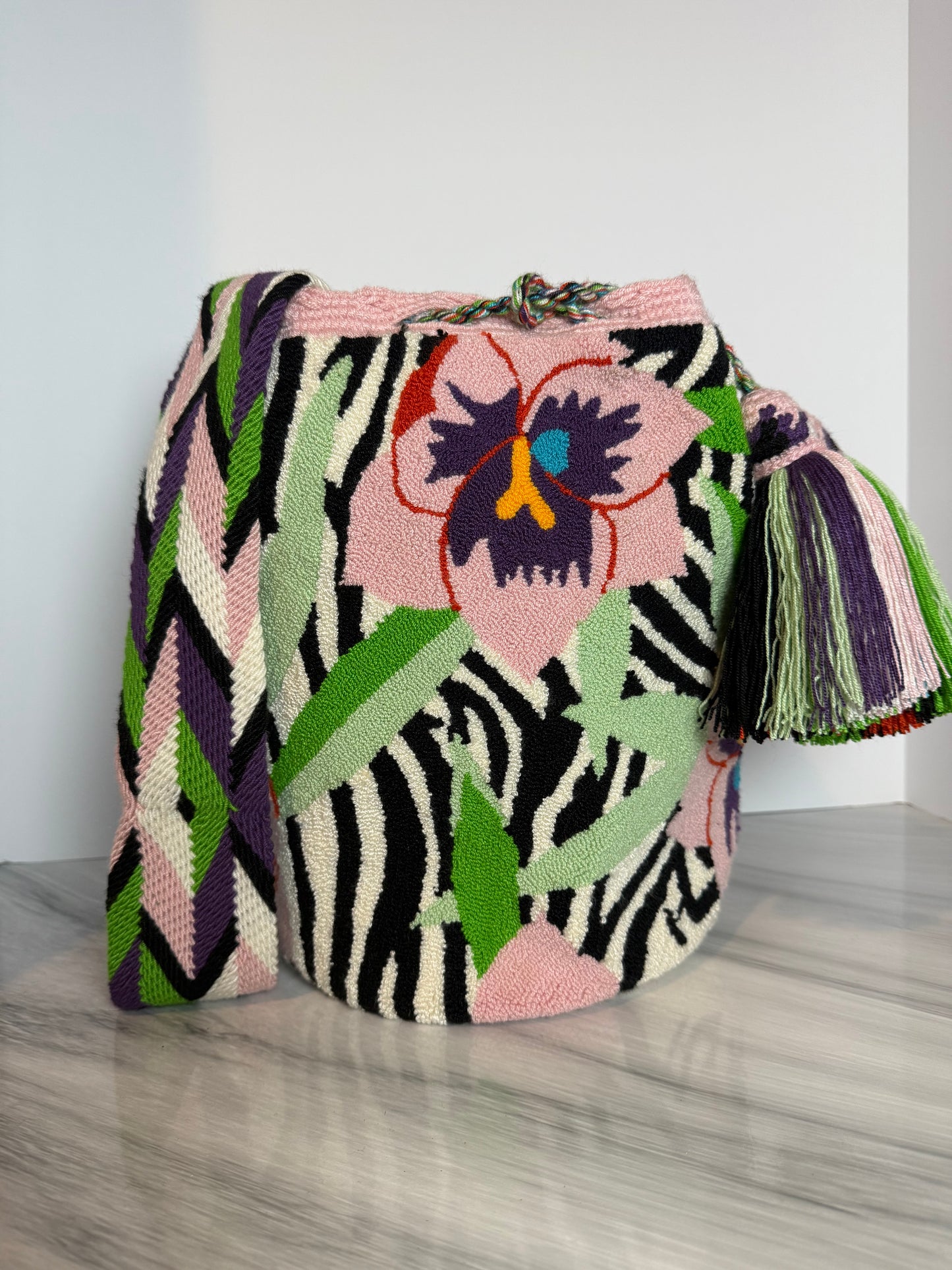 Upholstered large crossbody Bag