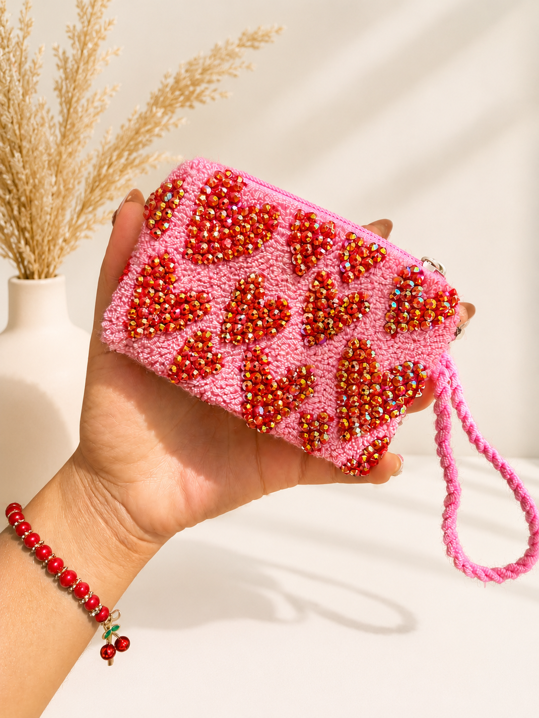 Decorated Hand-Embroidered Evil Eye Coin Purses – Unique Charm Wallets Full of Protection & Color