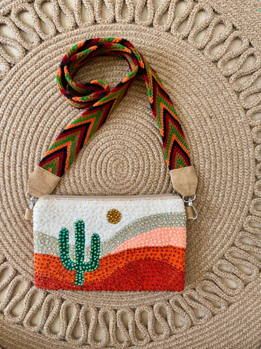 Wayuu Beaded Bag – 2-in-1 Clutch & Crossbody