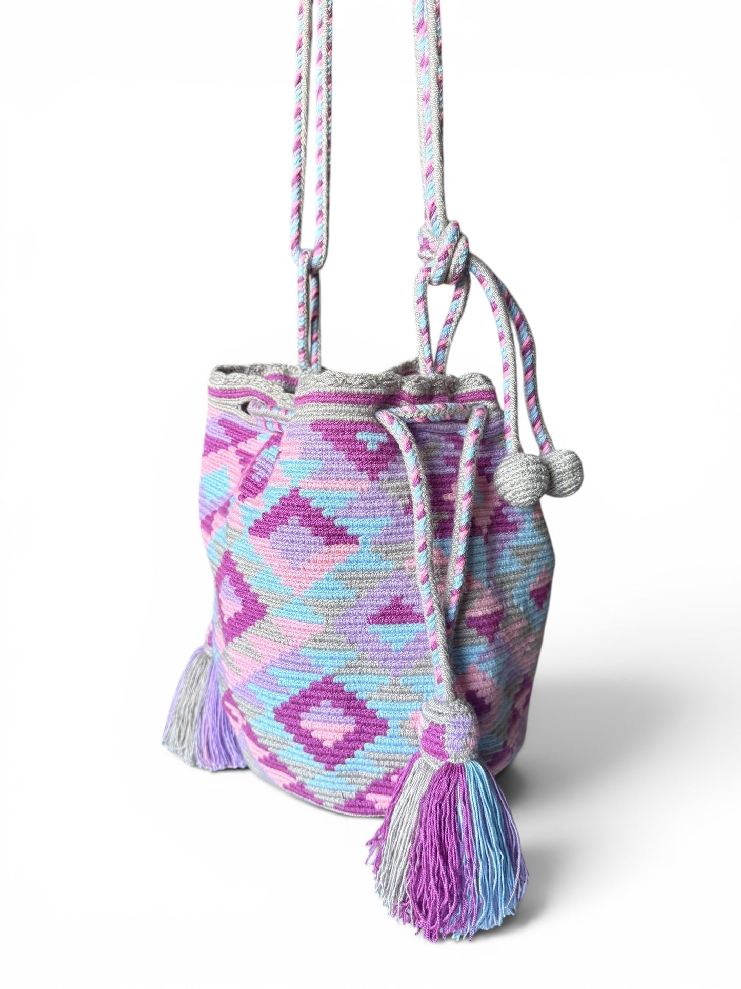 Wayuu bag large crossbody bucket traditional design strap special Adjustable