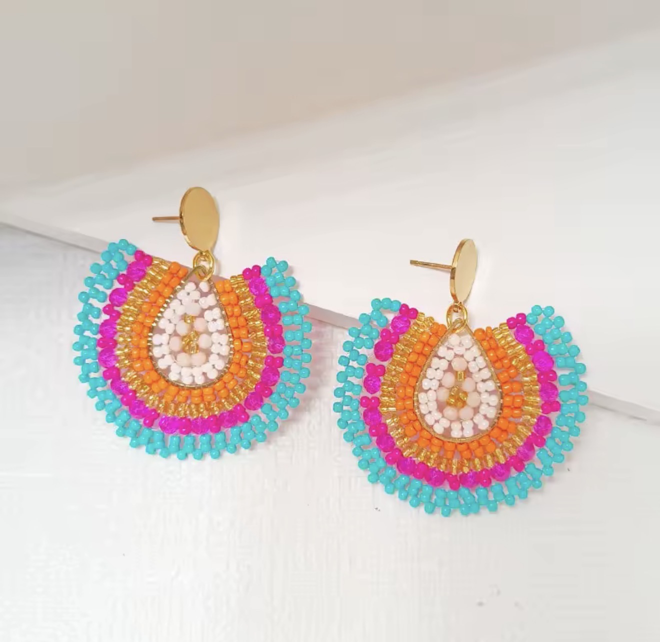 Gold and plated  Earrings stainless steel