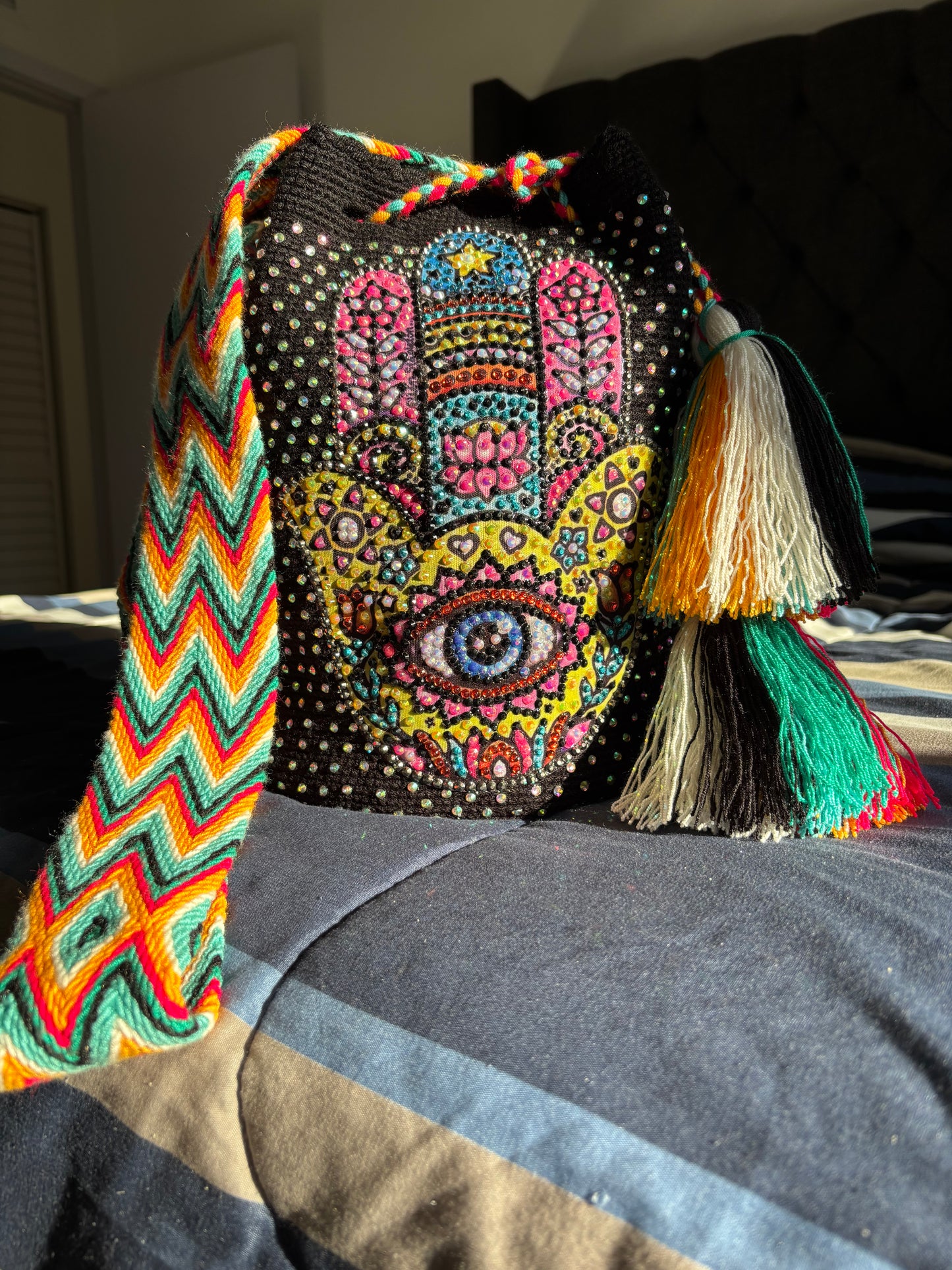 Hamsa mano de Fátima large bag special design