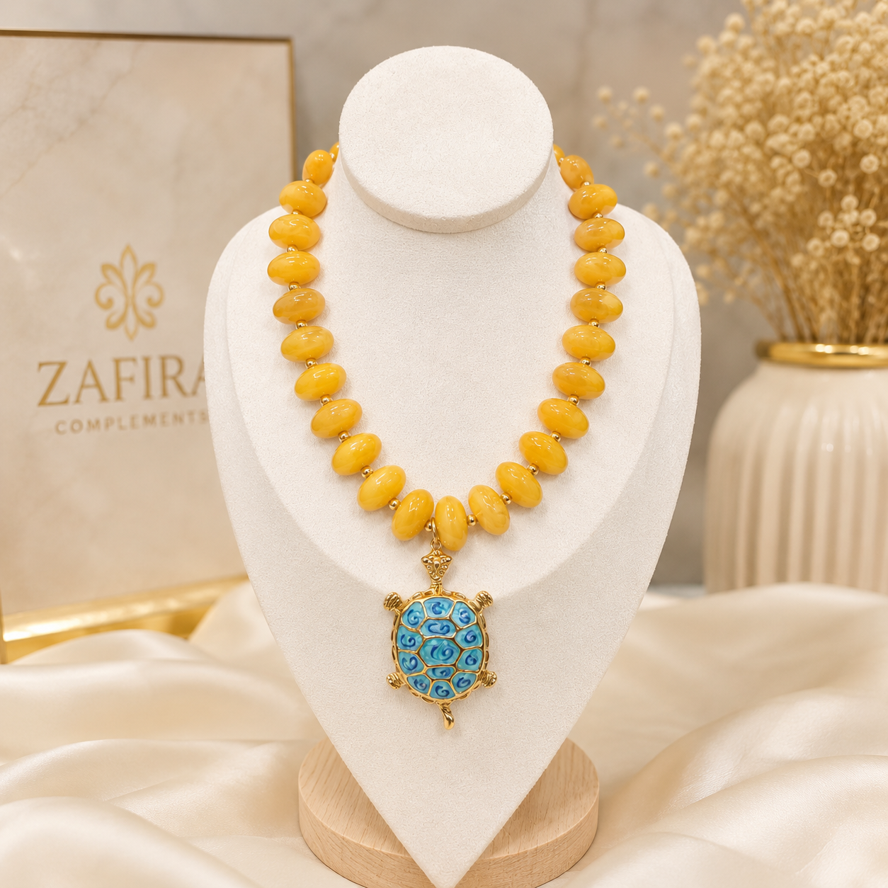 Premium Resin Maxi Necklaces Handmade Charms in Unique and Colorful Design