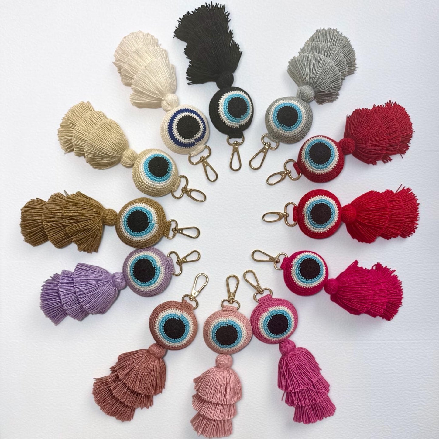 Handmade evil eye charm