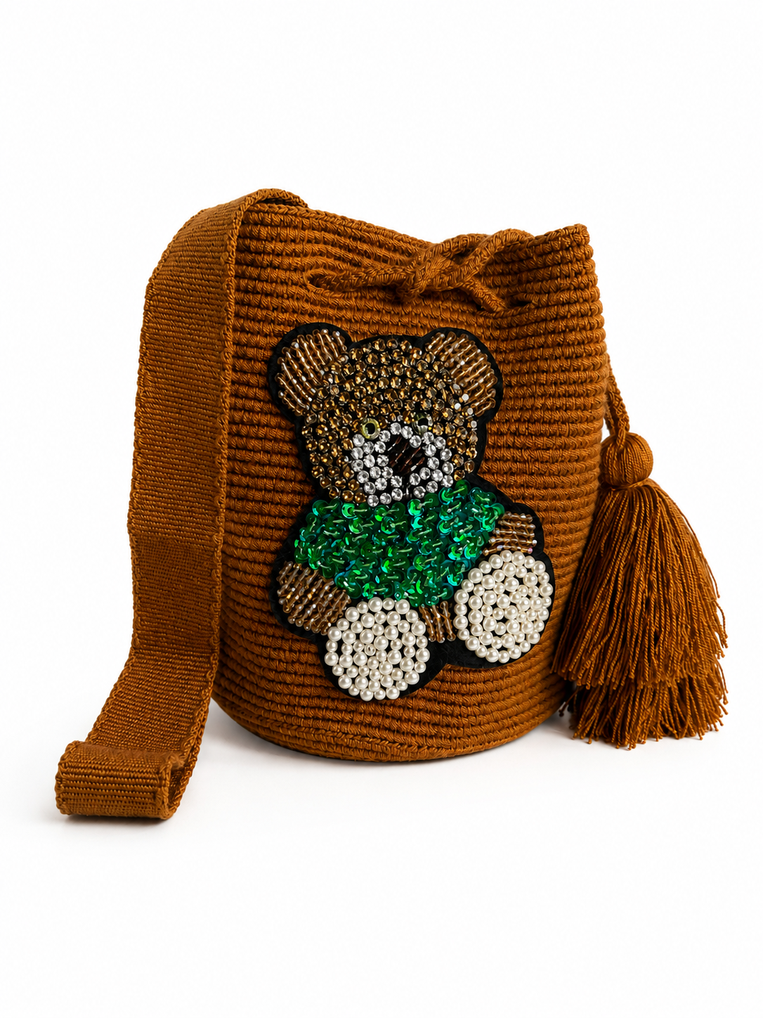 Wayuu bag special bear design medium