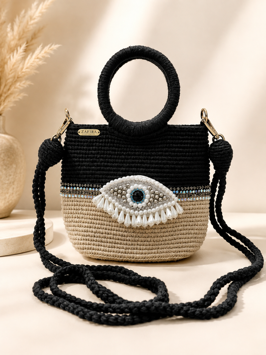 Mini Shoulder bag Wayuu Luxury double use ✨ Strap Removible & Handmade
