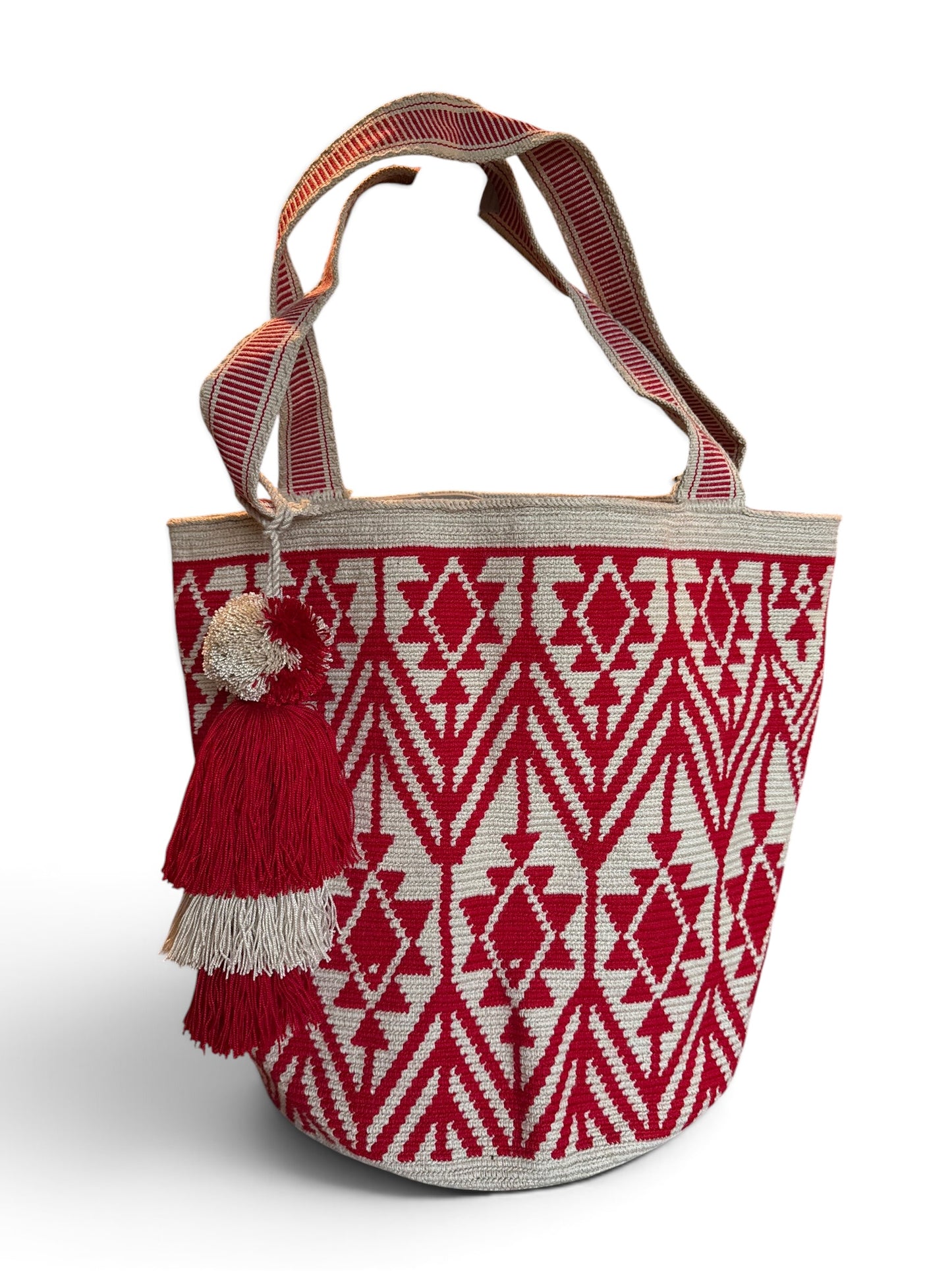 XXL Handmade Wayuu Tote Bag – Large Crochet Shoulder Bag for Women | Artisan Colombian Beach & Everyday Tote