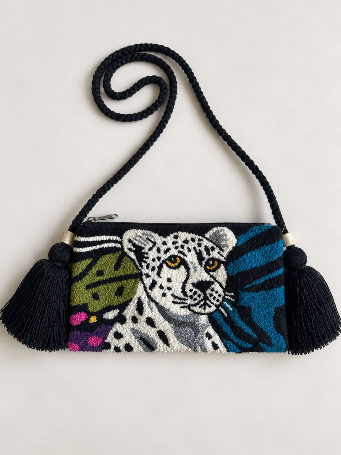 Handmade Crossbody upholstery Wayuu Upholstery Handbag Evil eye Zafira Complements