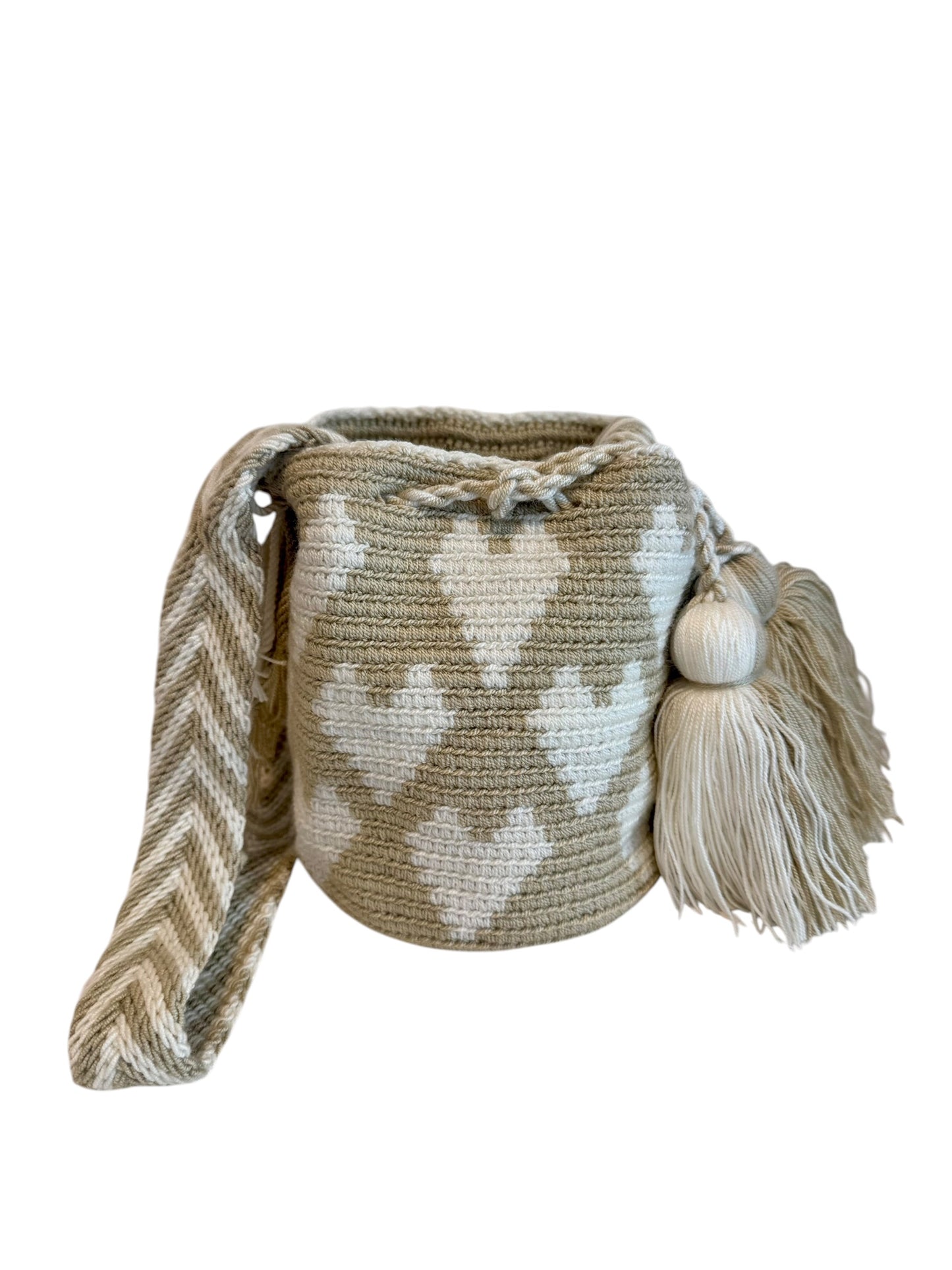 Mini Wayuu Crossbody Bag Handwoven Mochila Traditional Indigenous Design