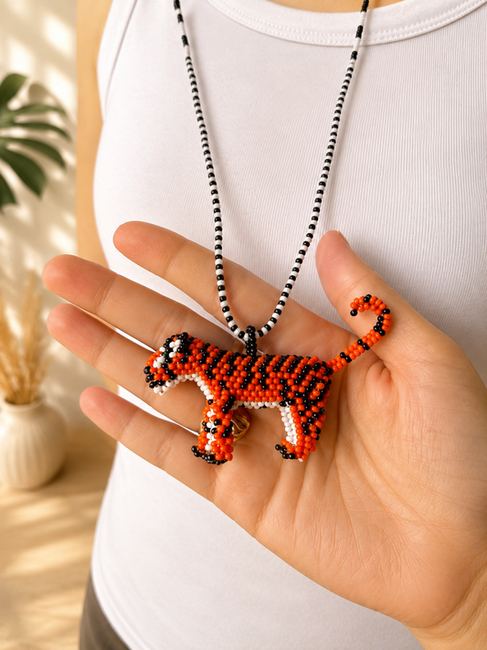 Animals 3D Beaded Necklaces colors  Artisan Boho Jewelry