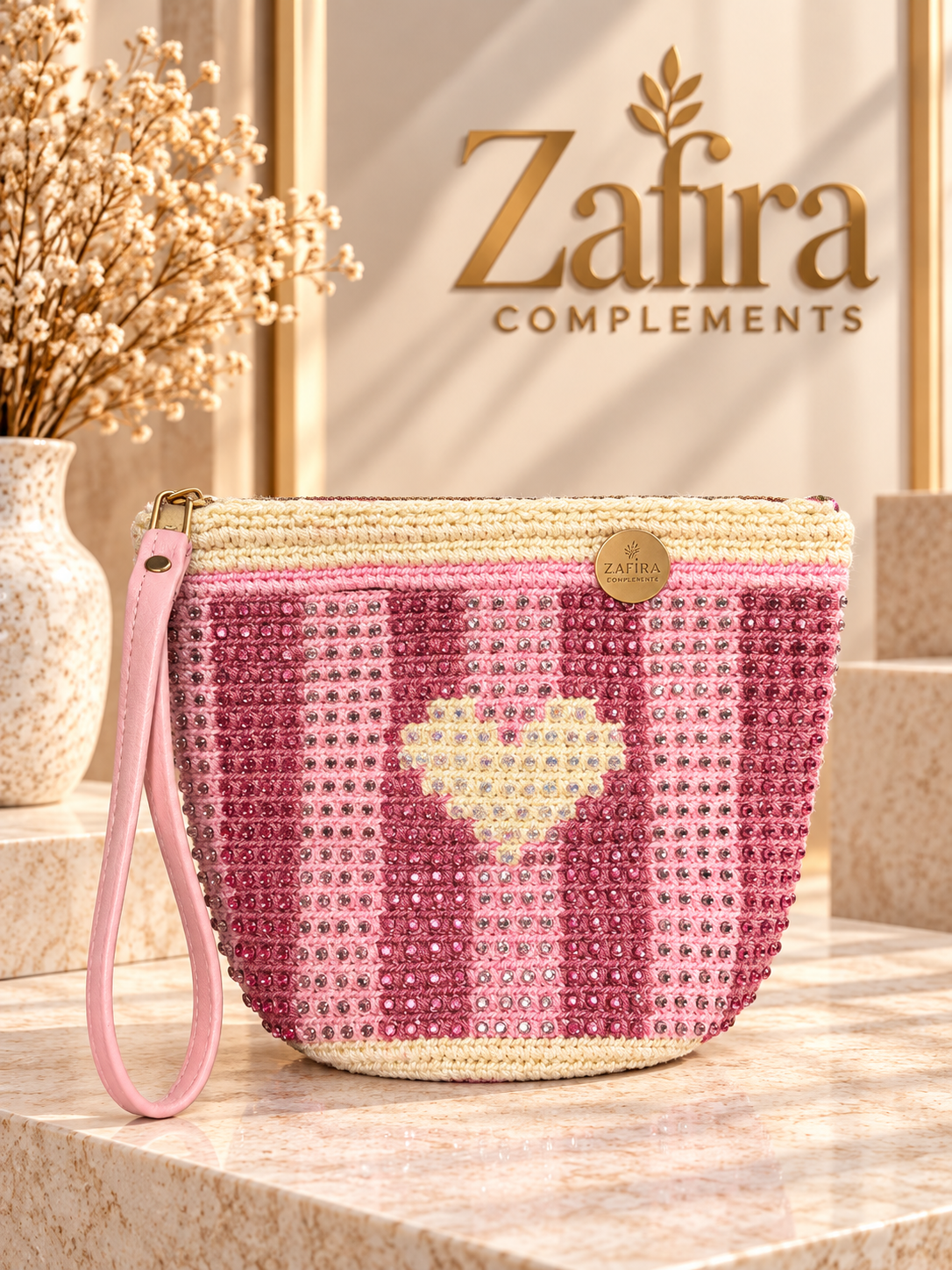 Zafira Complements Mini bag Wayuu decorated Bucket Bag | 7” Crossbody