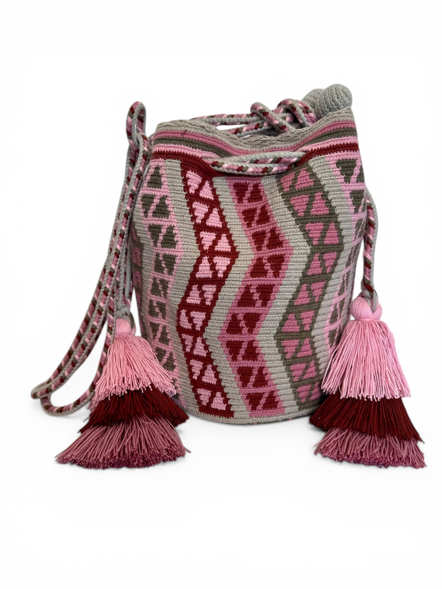 Wayuu bag large crossbody bucket traditional design strap special Adjustable