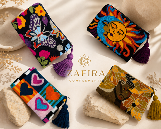 Handmade  upholstered Clutch Bag  Artisan Design