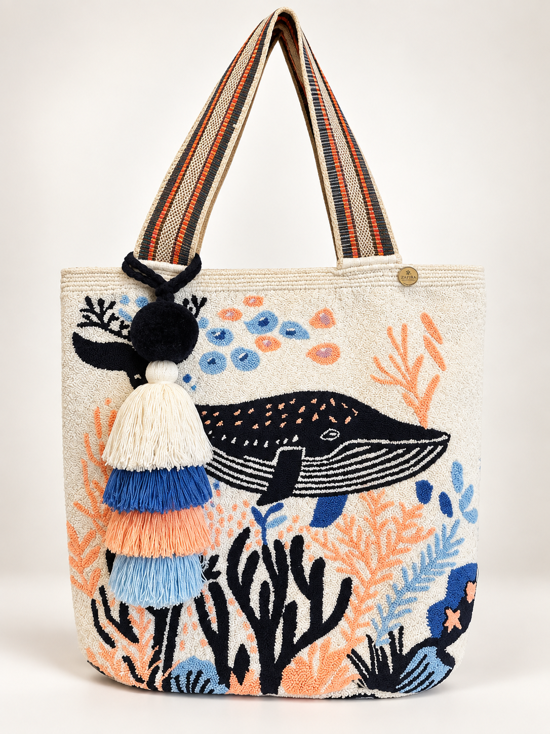 Tote Bag XL wayuu Upholstered special Designs Handmade