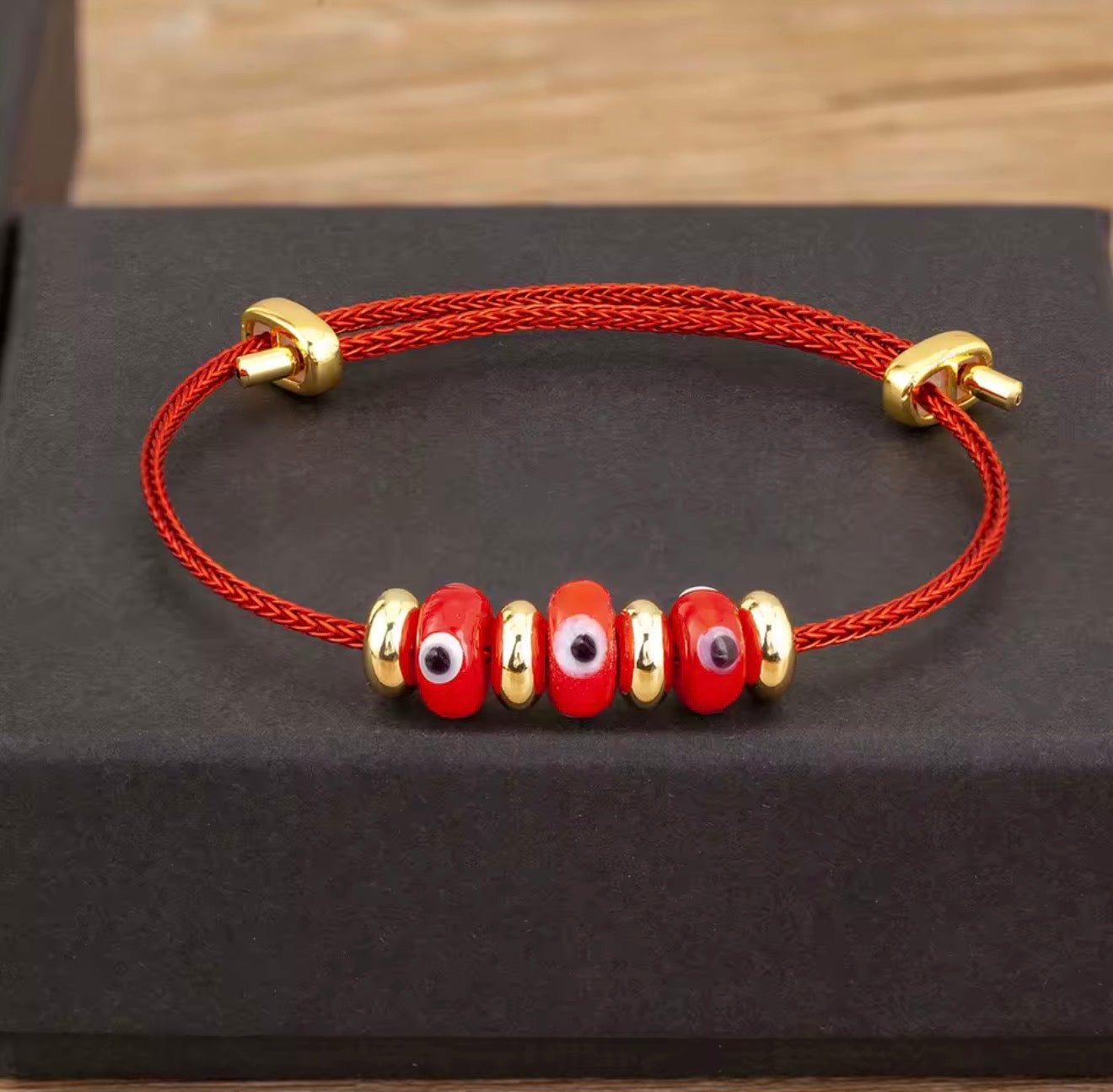 Lucky Turkish Evil Eye Rope Bracelet Adjustable for Women Punk Style Personality Design Jewelry Gifts