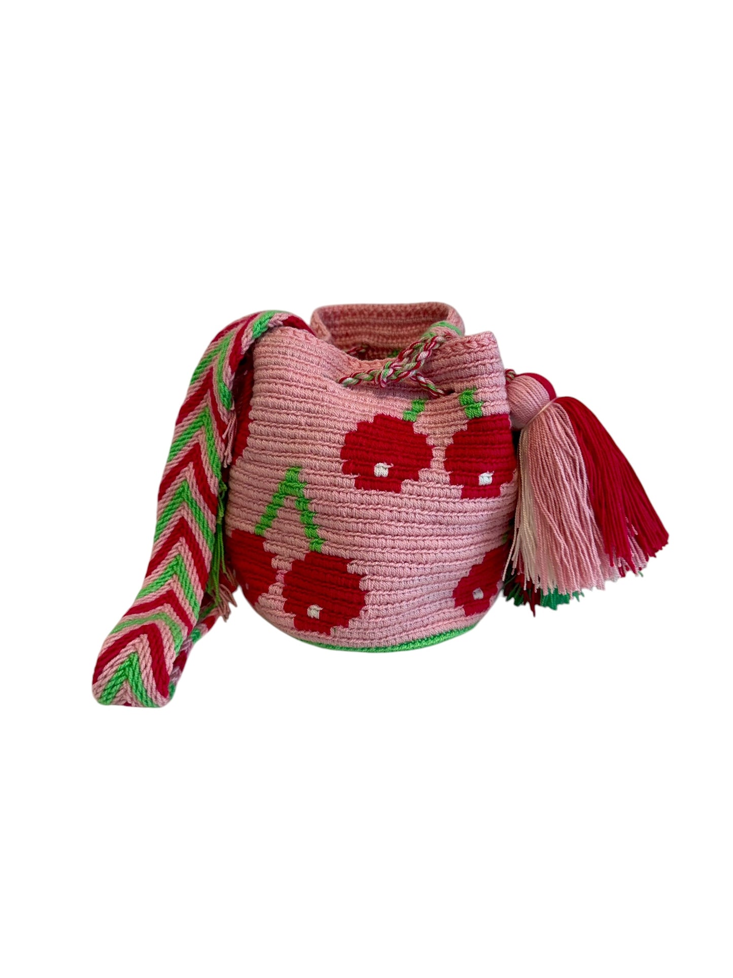 Mini Wayuu Crossbody Bag Handwoven Mochila Traditional Indigenous Design
