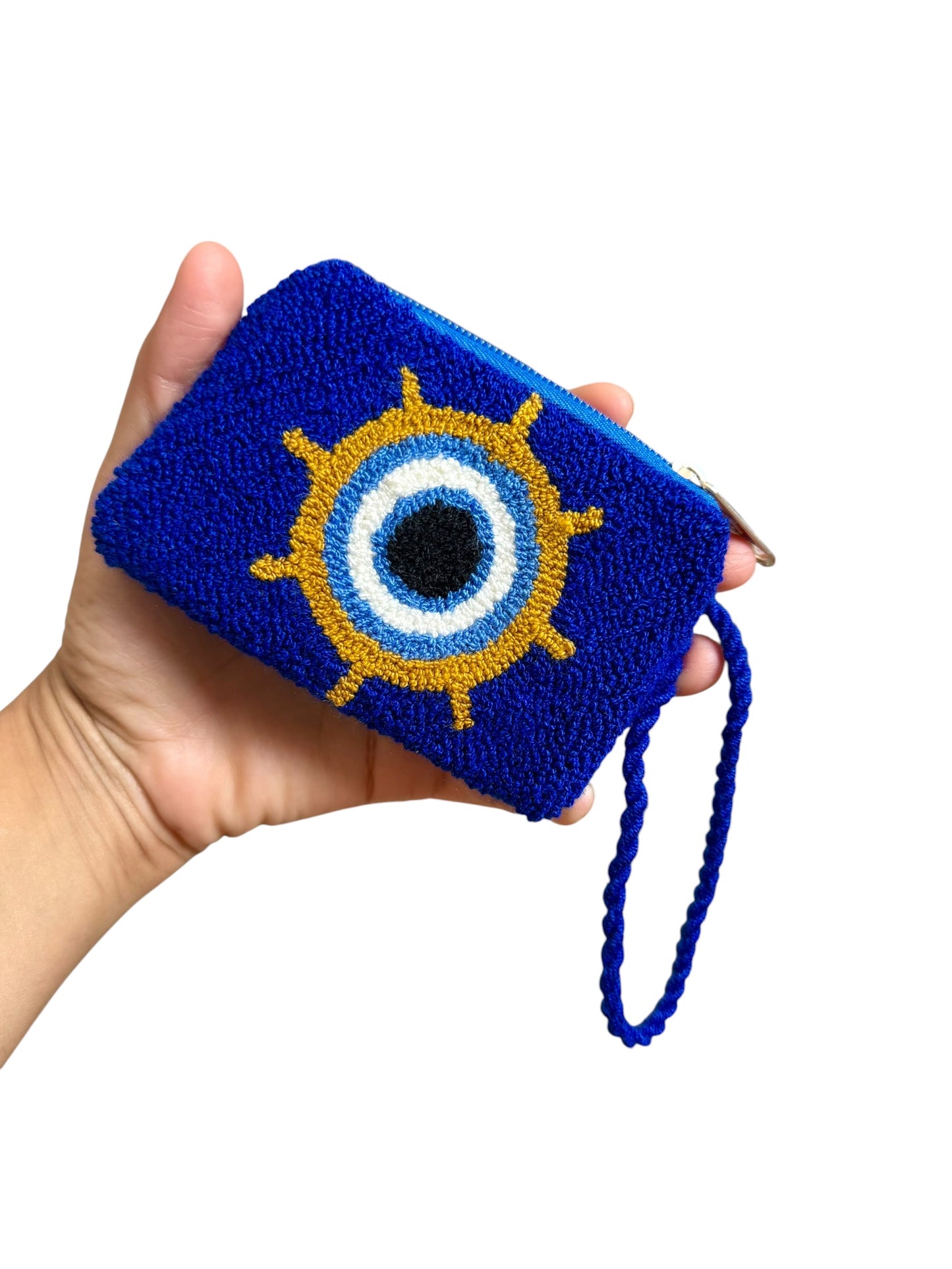 Hand-Embroidered Evil Eye Coin Purses – Unique Charm Wallets Full of Protection & Color