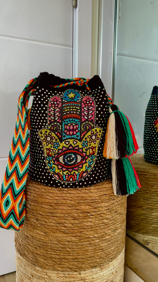 Hamsa mano de Fátima large bag special design