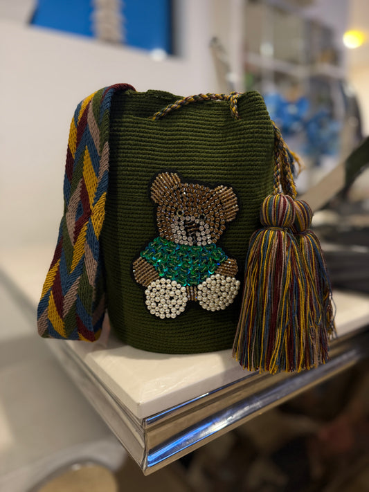 Wayuu bag Bear special design Large
