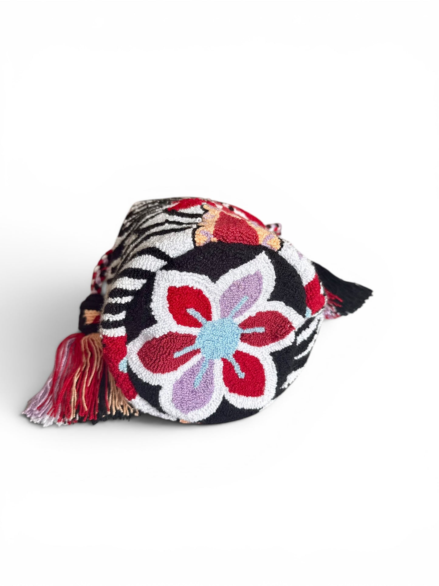 Upholstered small animal print  crossbody Bag