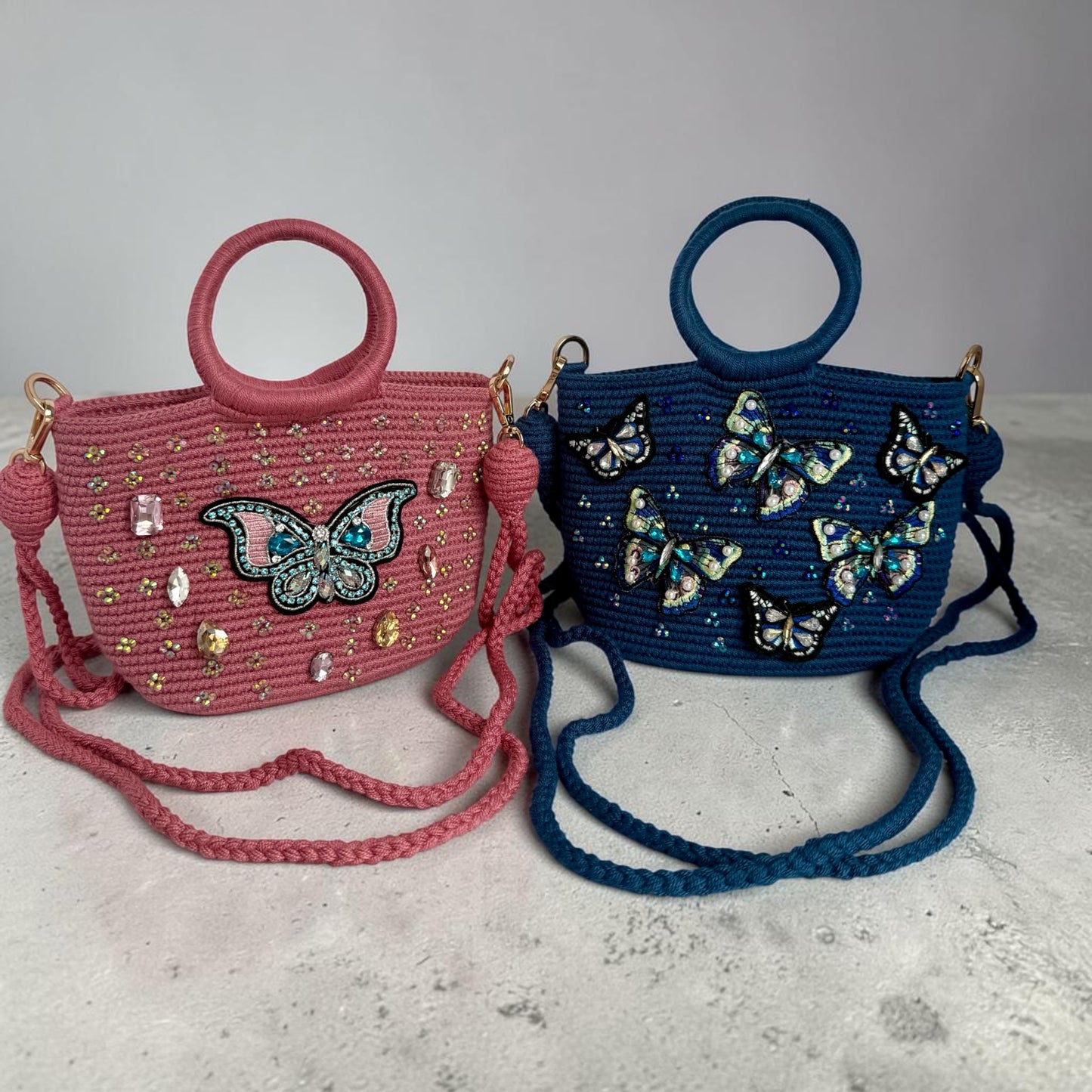 Mini Shoulder bag Wayuu Luxury double use ✨ Strap Removible & Handmade