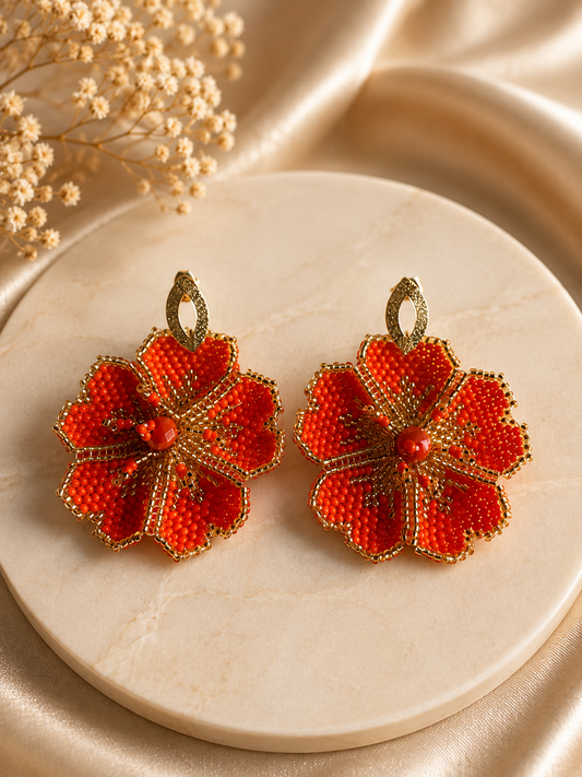 Handmade Beaded Earrings | Premium Artisan Statement Earrings for Women
