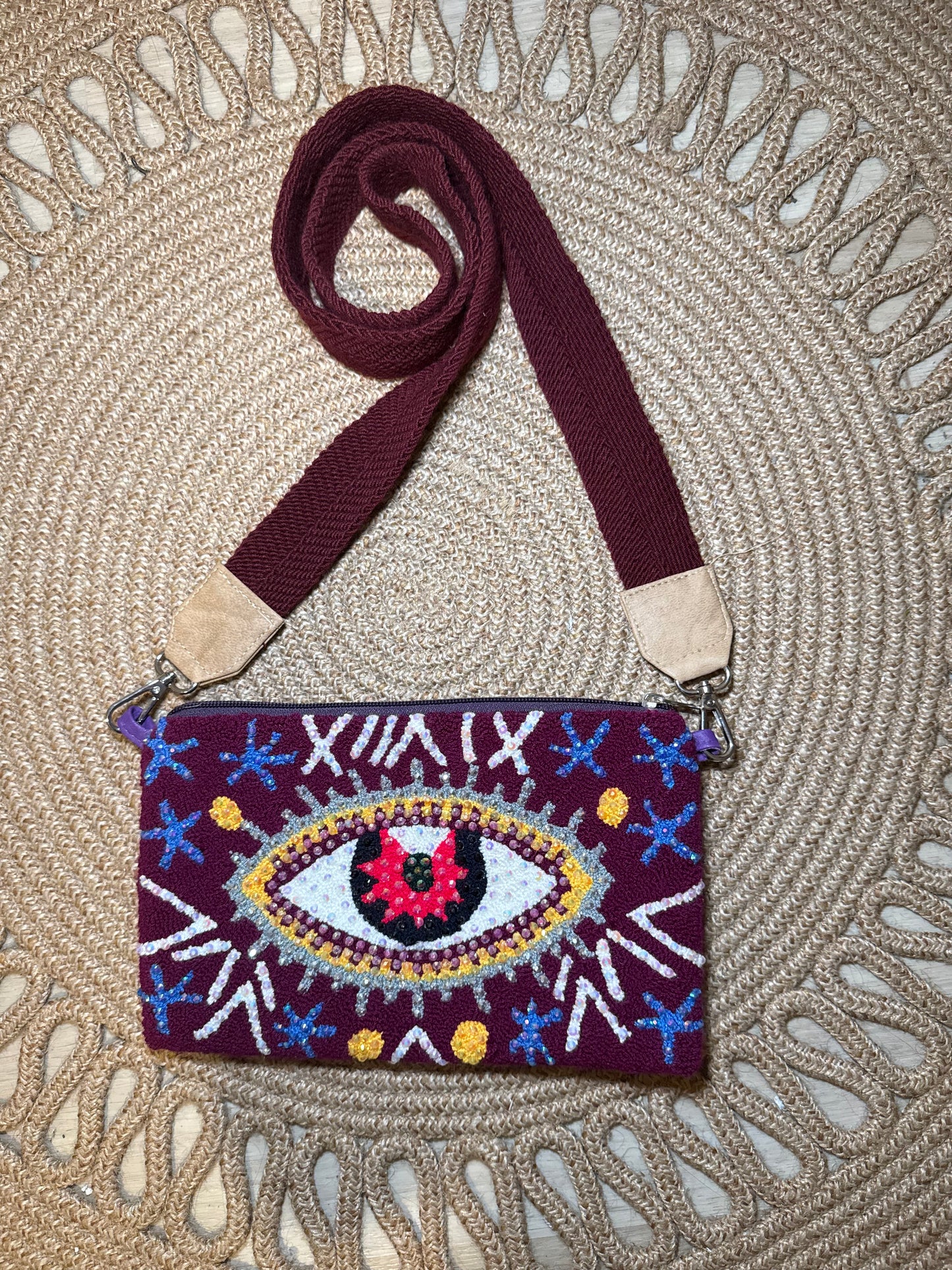 Wayuu Beaded Bag – 2-in-1 Clutch & Crossbody