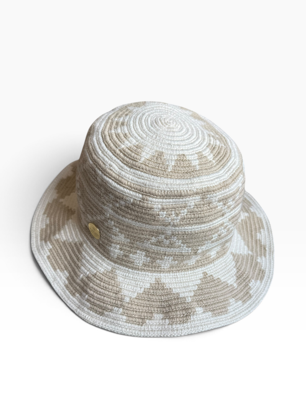 Handwoven Wayuu Crochet Hat with Traditional Designs