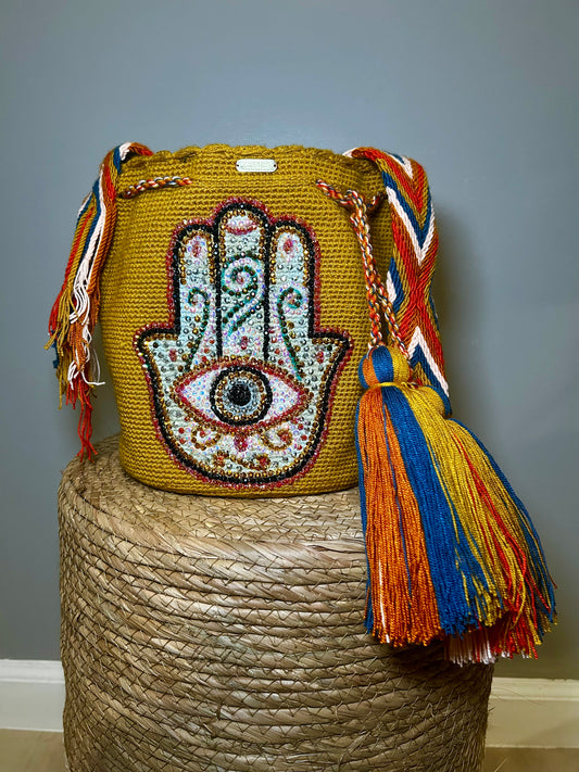 Wayuu Hamsa bag Medium