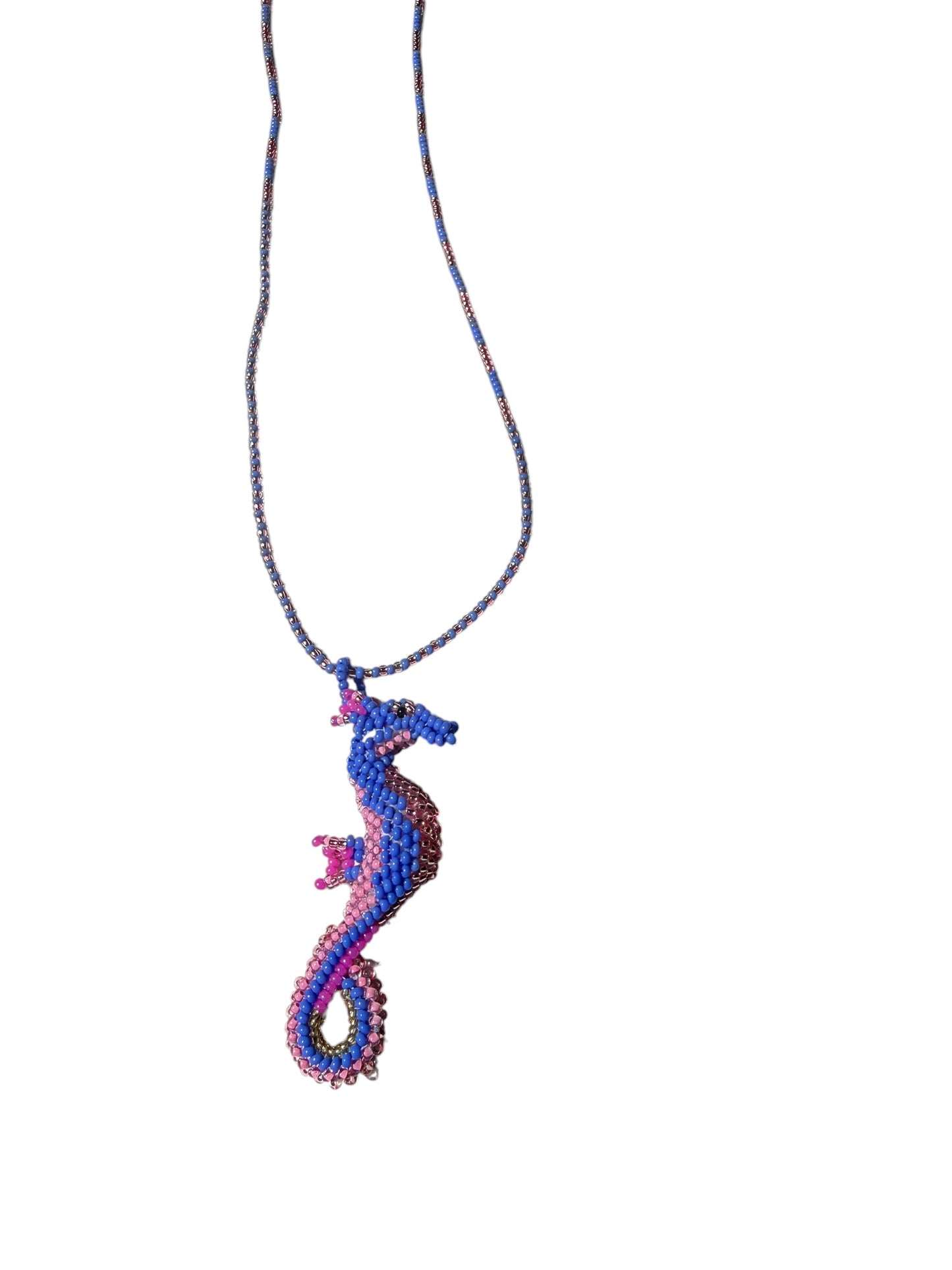 Sea Animals 3D Beaded Necklaces colors  Artisan Boho Jewelry