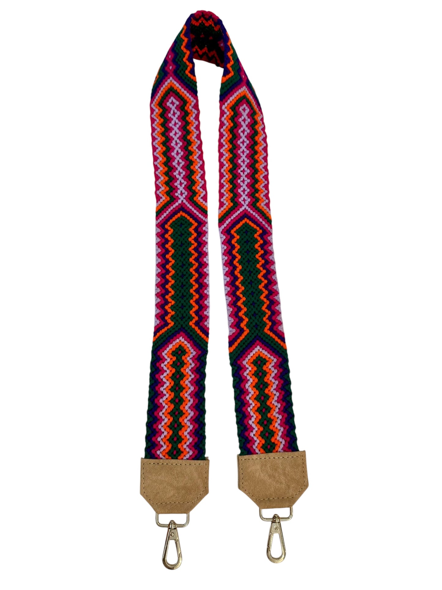 Handmade Crochet & Macramé Bag Strap for Crossbody Bags | Adjustable Artisan Shoulder Strap