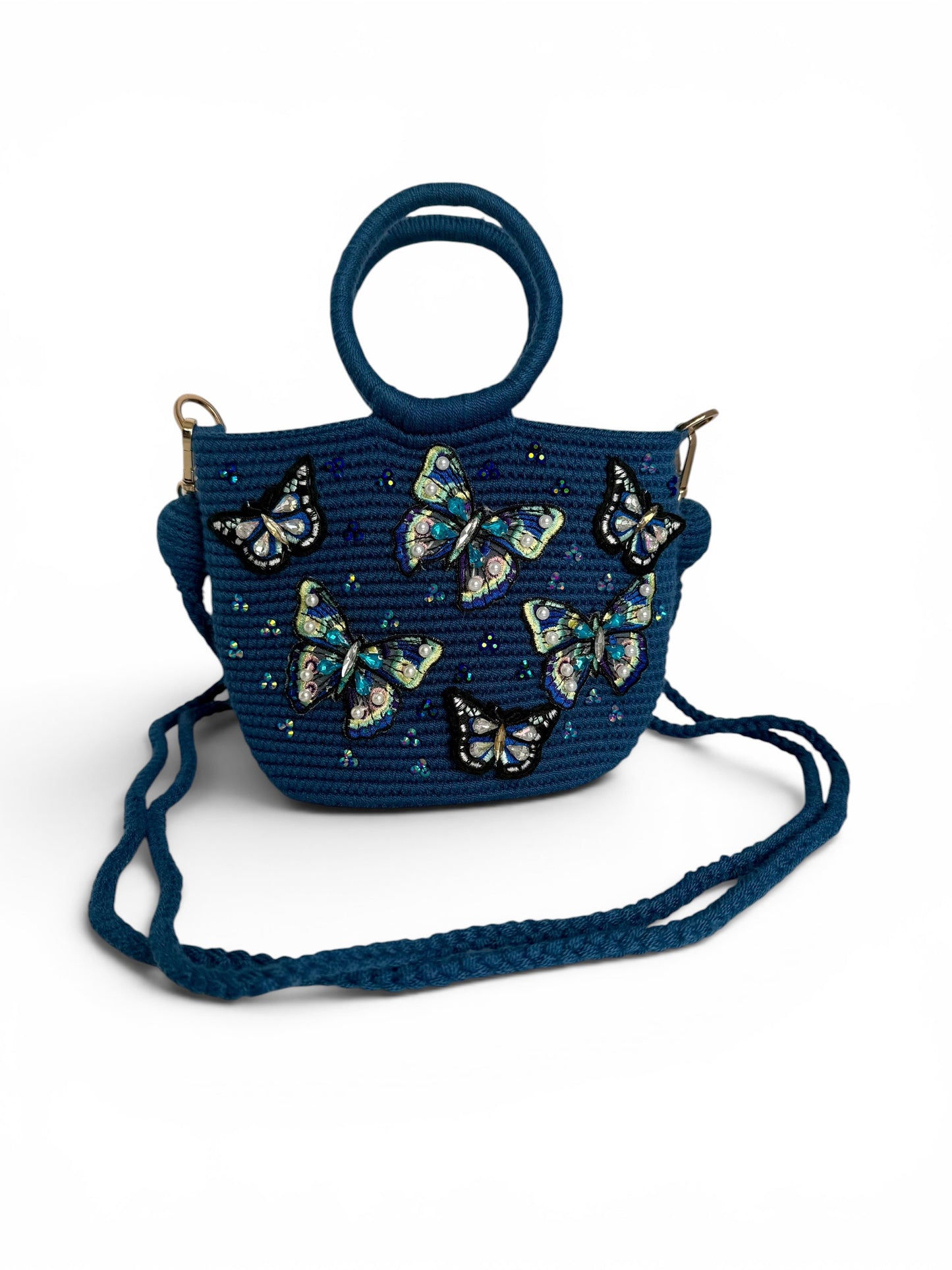Mini Shoulder bag Wayuu Luxury double use ✨ Strap Removible & Handmade