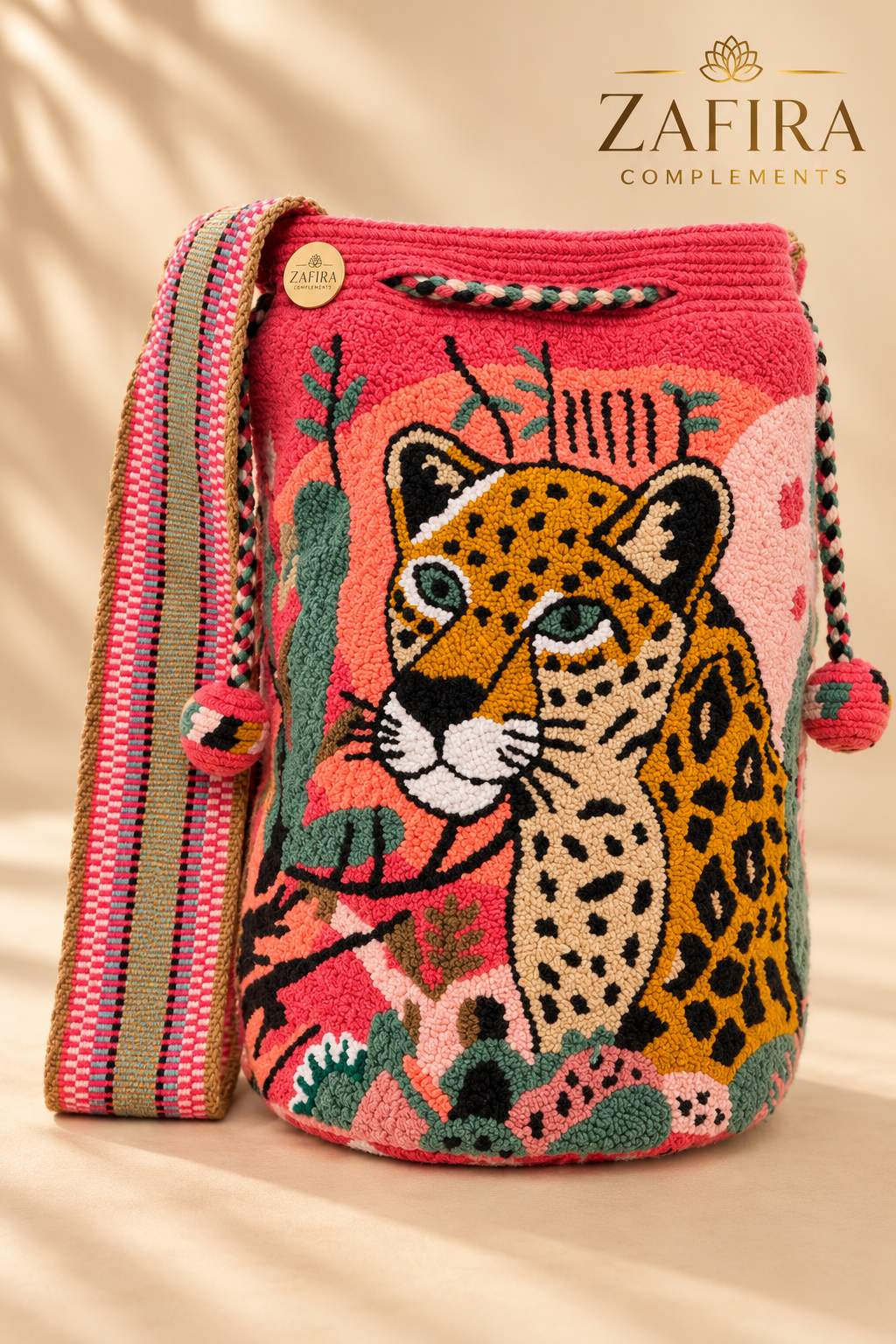 Luxury Large Bucket Bag Upholstered | Handmade Crossbody Bag with Inner Lining