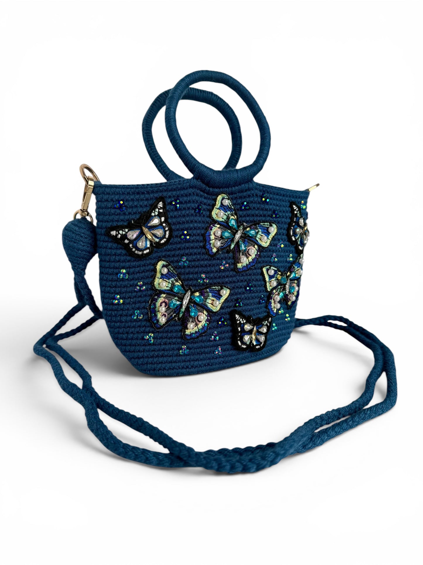 Mini Shoulder bag Wayuu Luxury double use ✨ Strap Removible & Handmade