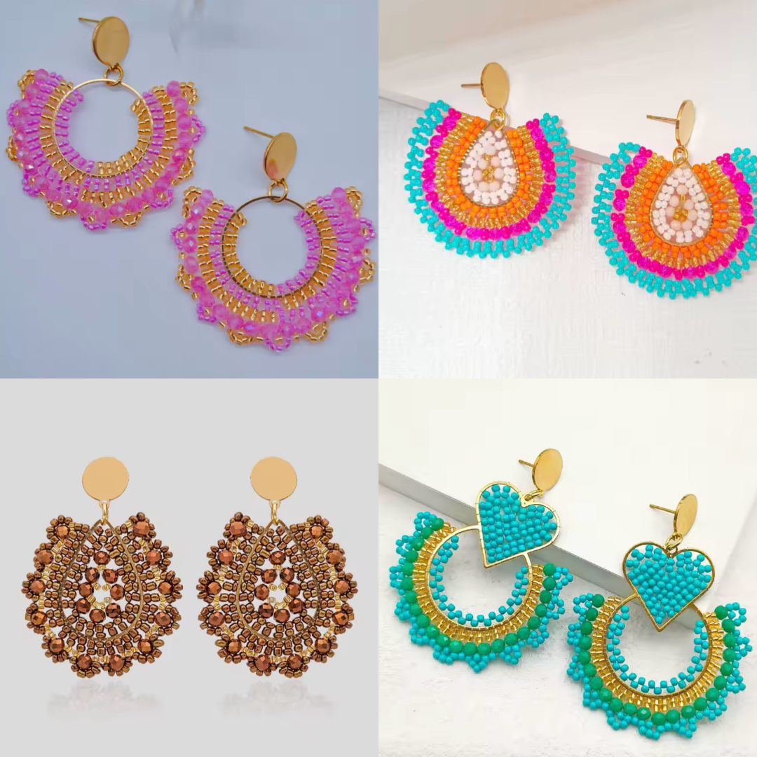 Gold and plated  Earrings stainless steel